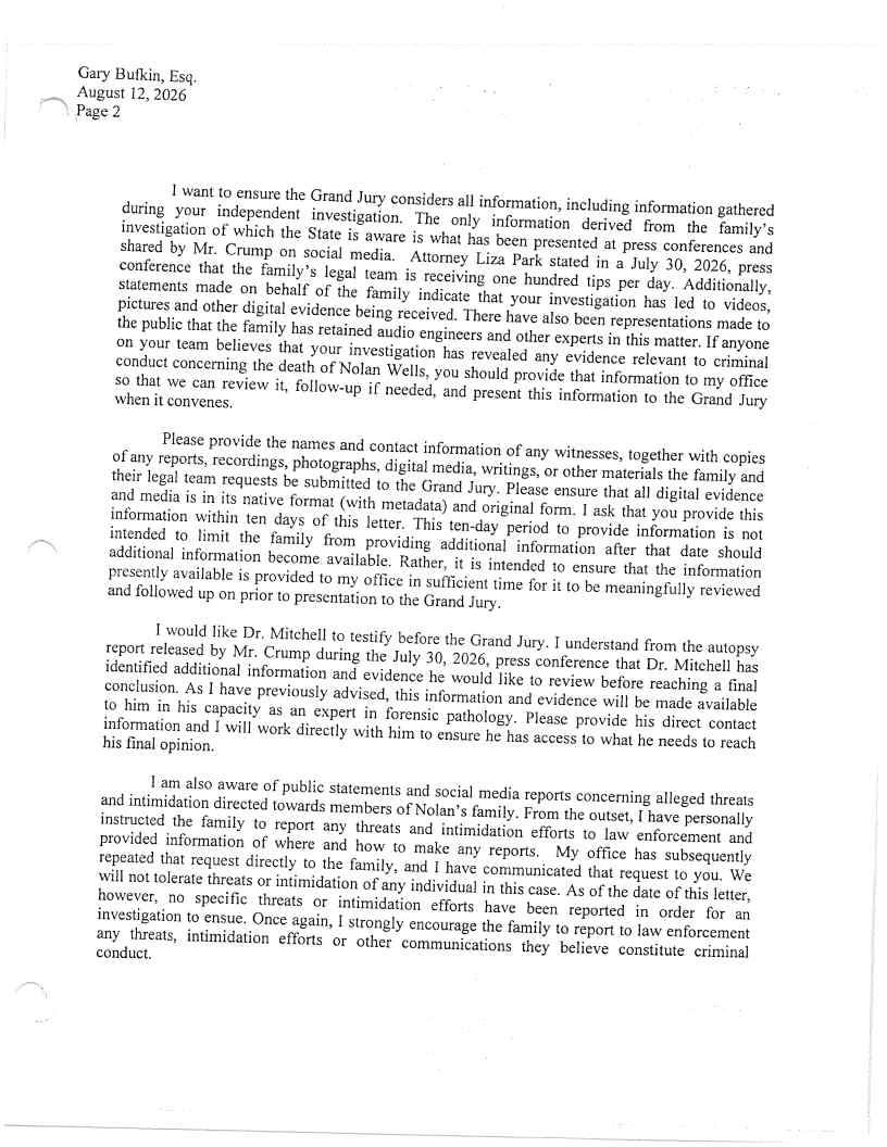 Released correspondence · page 7 from the district attorney's September 18 release