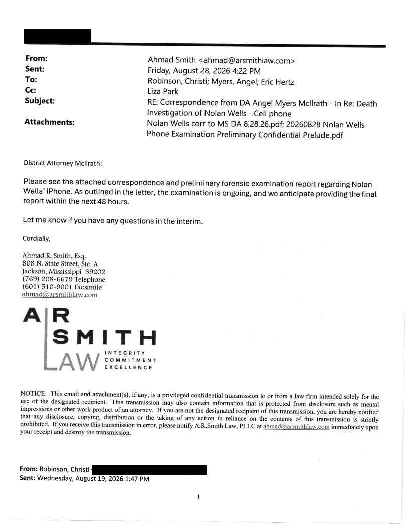 Released correspondence · page 21 from the district attorney's September 18 release