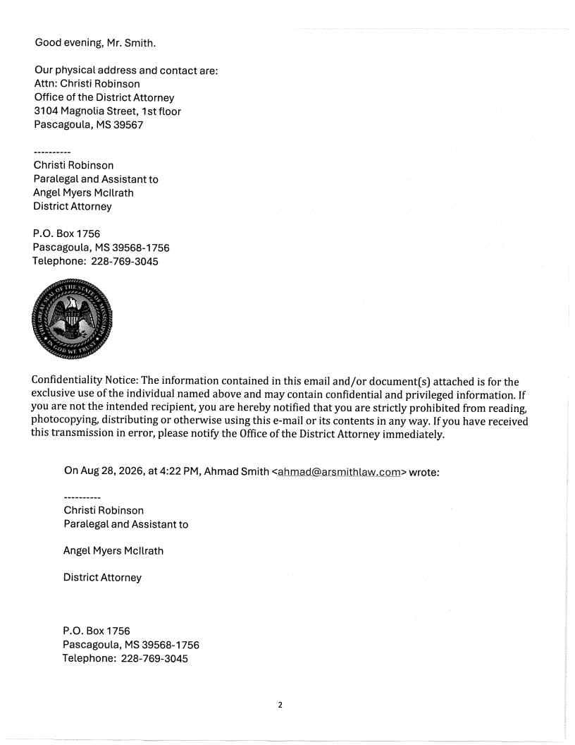 Released correspondence · page 24 from the district attorney's September 18 release