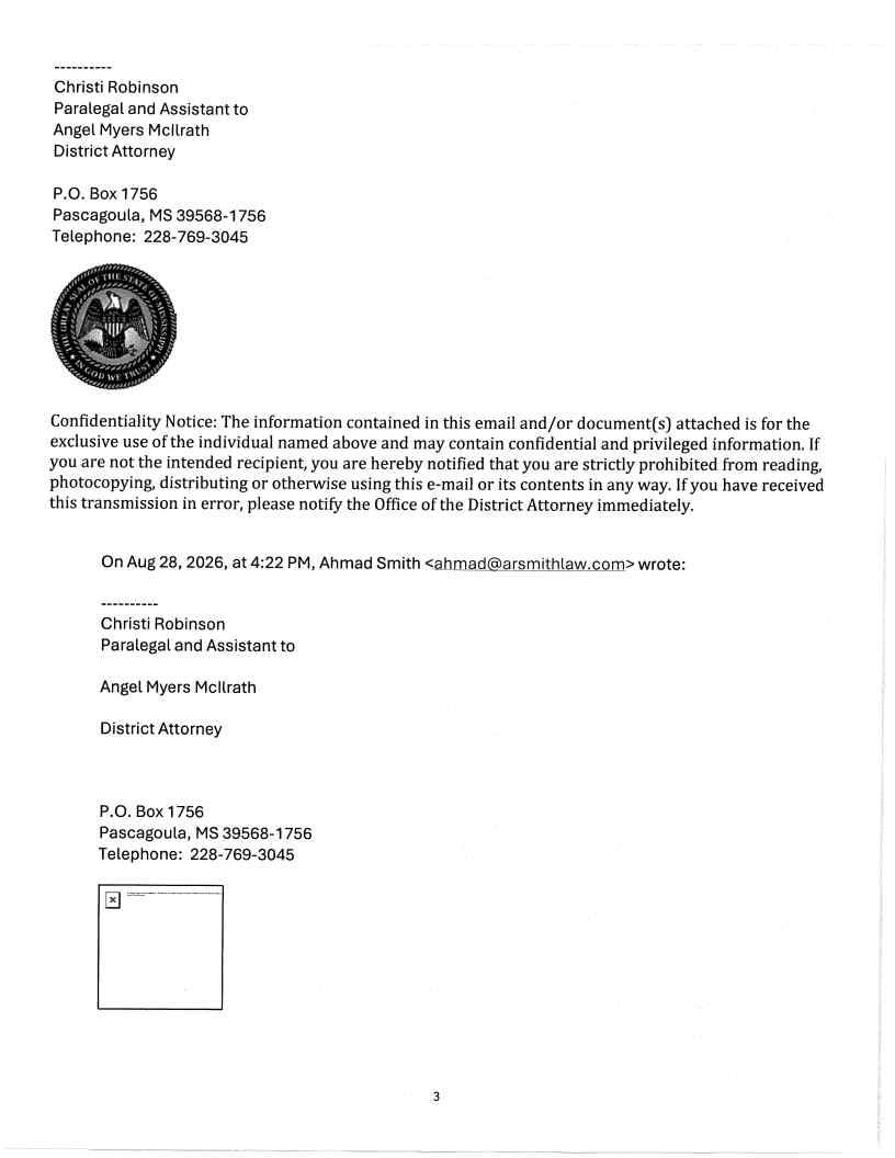 Released correspondence · page 28 from the district attorney's September 18 release