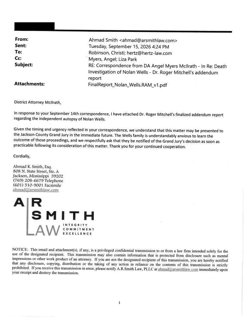 Released correspondence · page 31 from the district attorney's September 18 release